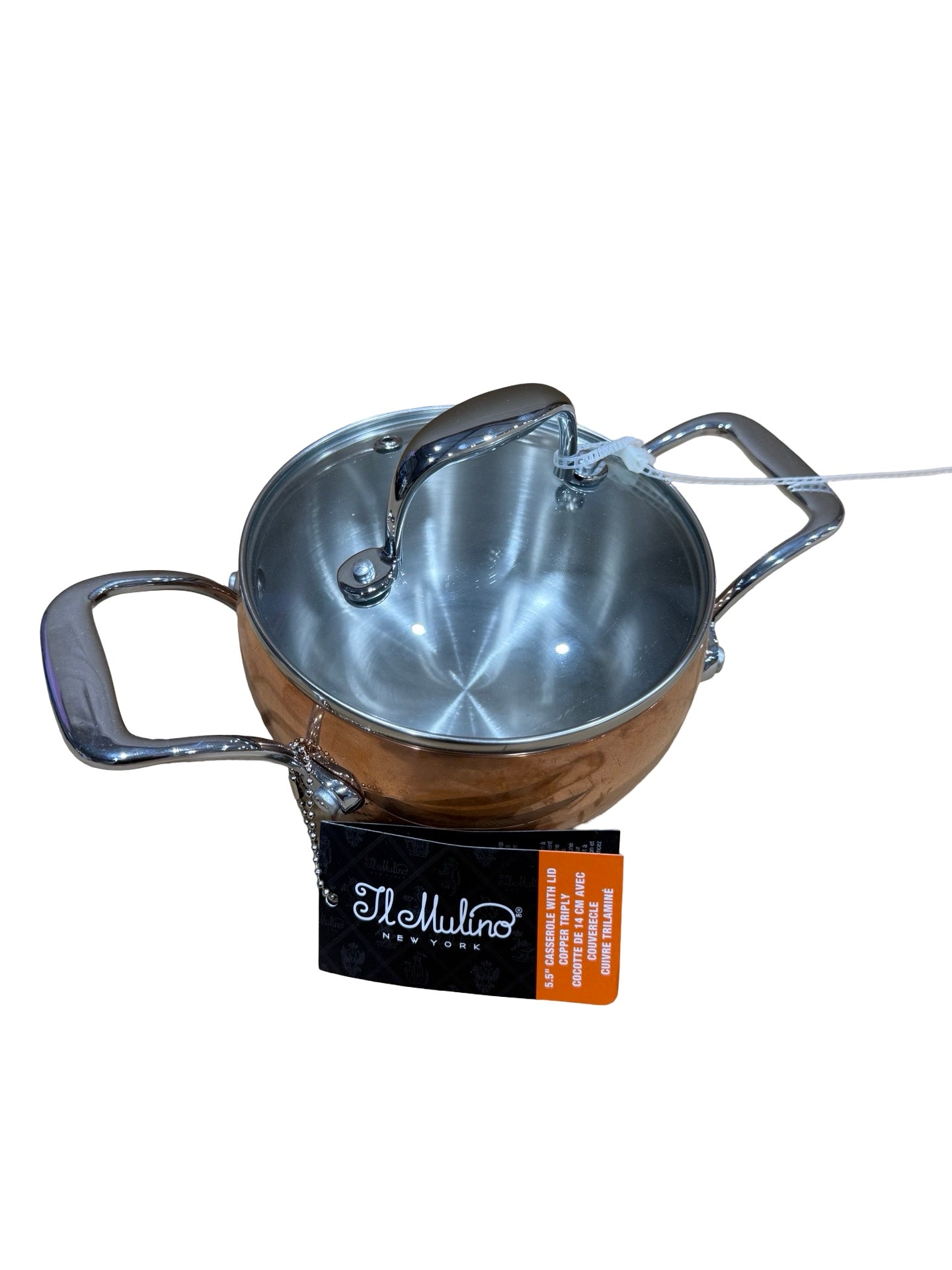 The mulino New York copper pot w/lid