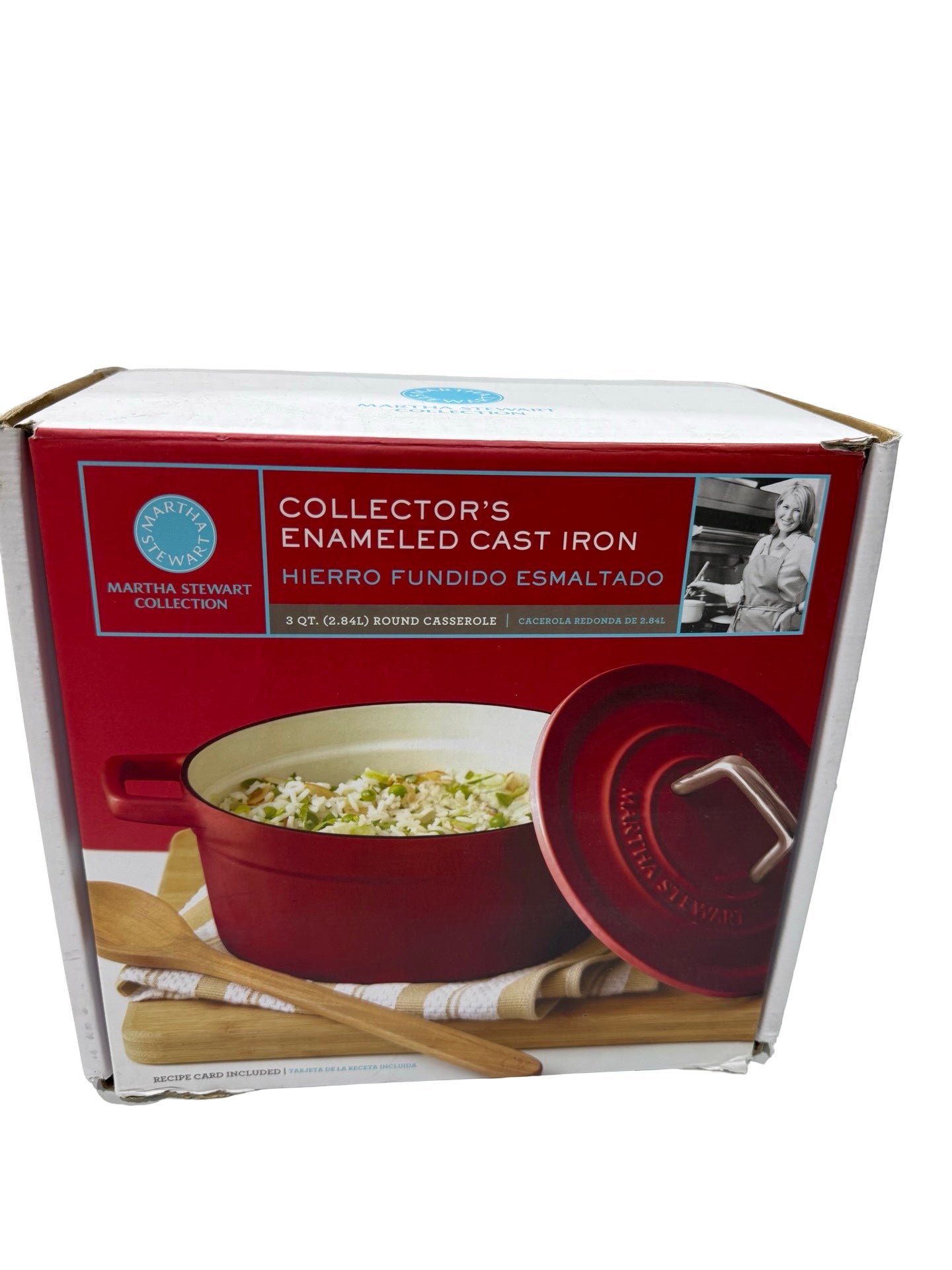 Enameled Cast Iron Red 3QT