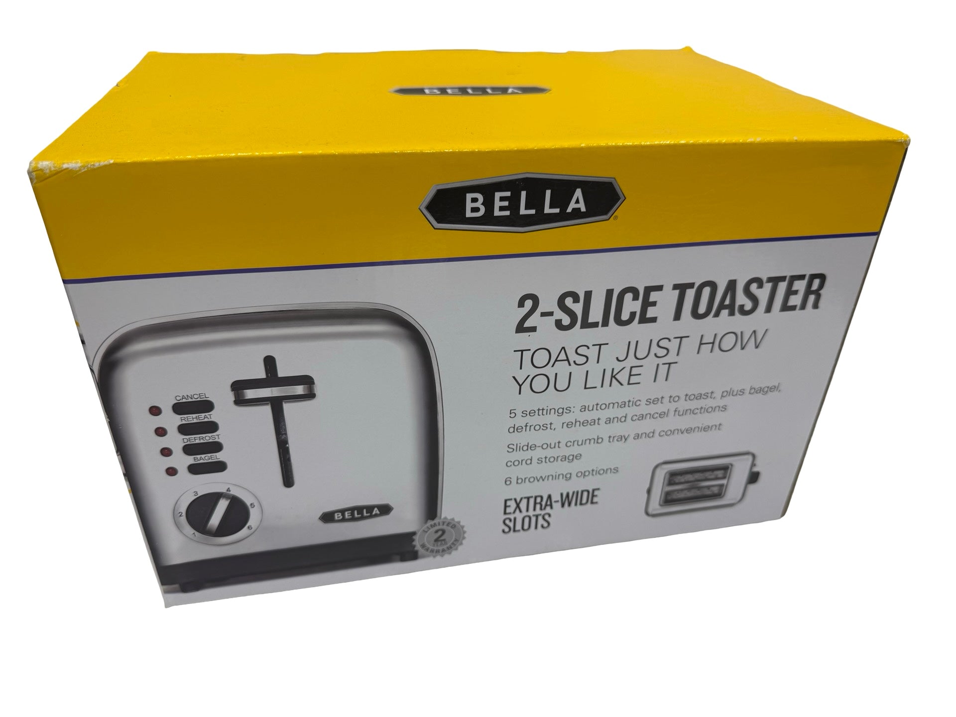 2-Slice Chrome Toaster