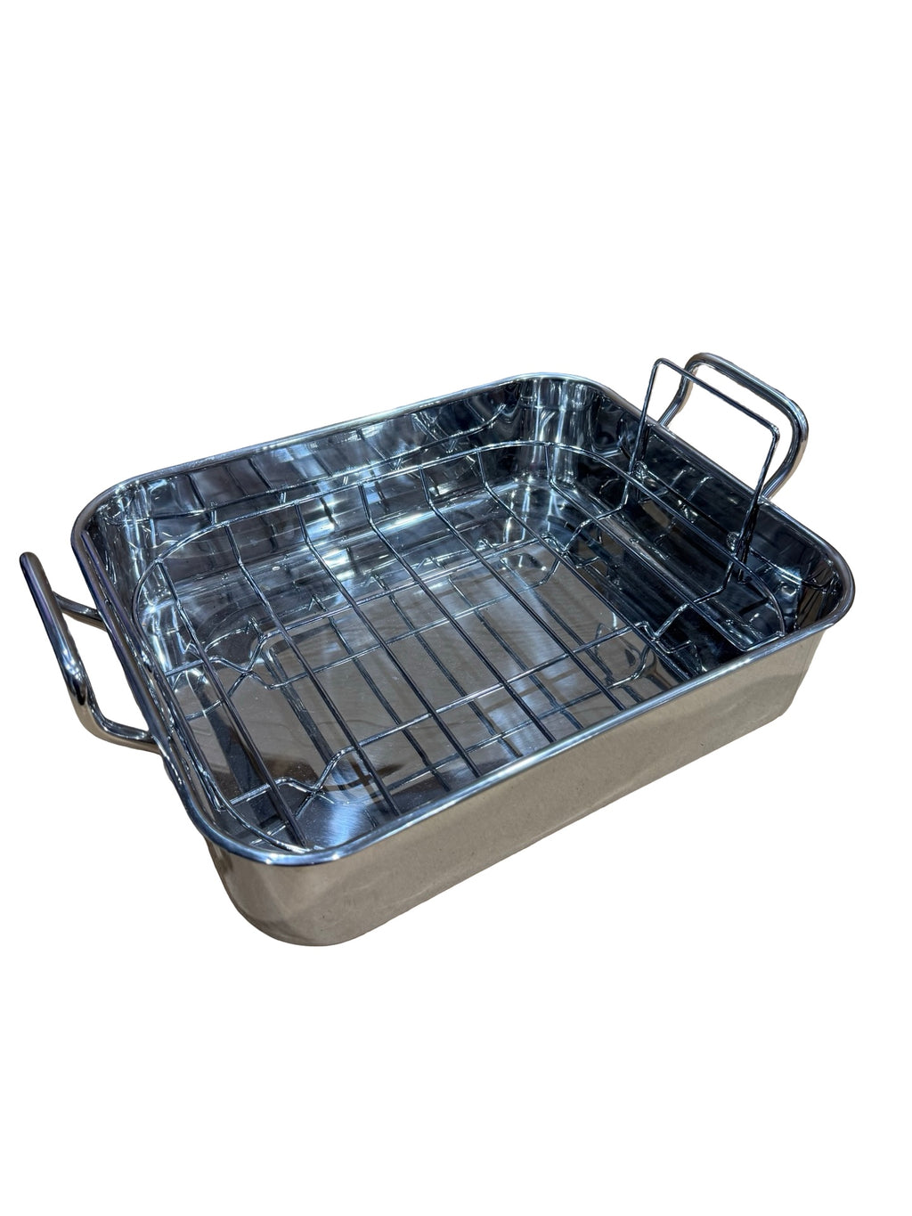 Macy’s Classic Cookware Stainless Steel Roasting Pan & Rack