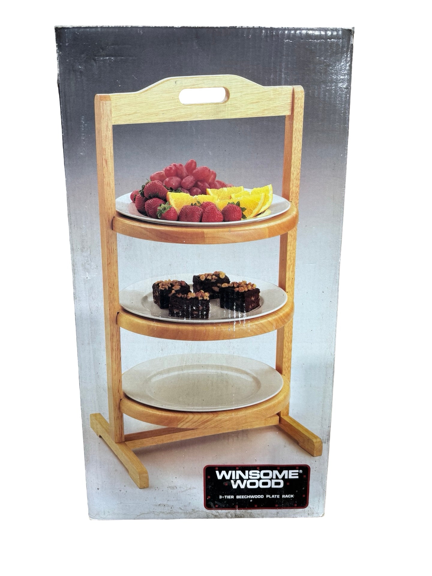 Winsome Wood Plate Rack & Serving boards